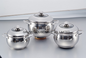 China sistema del cookware 6pcs y pote &cooking del cookware del acero inoxidable proveedor