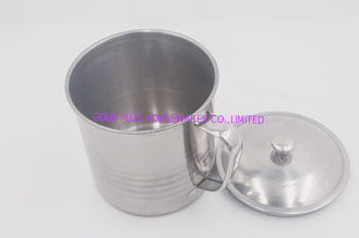 China taza de café portátil de la leche del agua del té de las tazas de los 7cm sin las tazas de acero inoxidables del viaje de la tapa con la manija proveedor