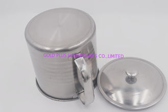 China taza de acero inoxidable de alta calidad de la sopa del cromo de la taza de 4pcs el 10-13cm con la manija y la tapa proveedor