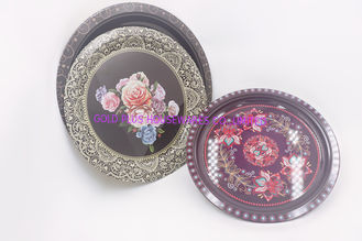 China placa del hueso del diseño floral de los acontecimientos del restaurante de los 30cm que se casa para el sistema decorativo del plato de la boda del partido proveedor