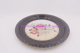 China las placas de cena redondas grandes de la decoración de la tabla de los 45cm florecen el plato de la verdura y de fruta del modelo de la serie proveedor