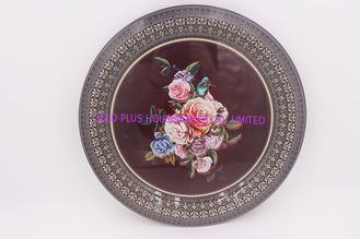 China placa decorativa al por mayor elegante del hueso de la flor de las placas de cena que se casa de la obra clásica de los 36cm proveedor