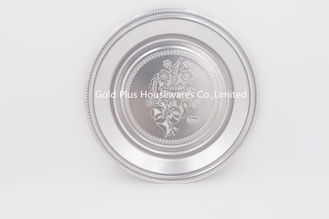 China bandeja de acero inoxidable de alta calidad de la porción de la comida de la bandeja redonda barata del precio de la fuente de la fábrica de los 30cm proveedor