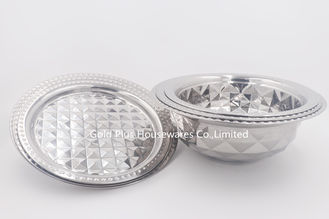 China lavabo de acero inoxidable barato del cuenco de sopa del sistema del lavabo de los bienes de origen populares del diseño de los 28cm con la tapa proveedor