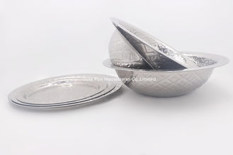 China tamaños del lavabo profundo de la sopa del metal del utensilio de la cocina de los 36cm los diversos califican el cuenco de arroz de acero proveedor