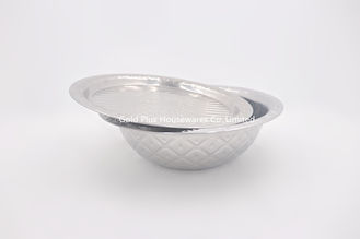 China lavabo de lavado vegetal de acero inoxidable del cuenco de la porción del cuenco del lavado del arroz de las herramientas durables de la cocina de los 30-50cm con la tapa proveedor