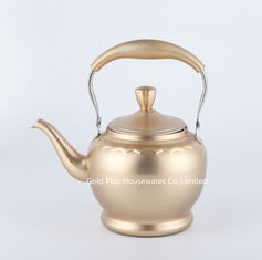 China el pote de acero inoxidable del café turco del color de oro de los regalos de la libertad 1.5L o 2L hirvió el agua para hacer el café o el té para el hogar proveedor