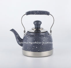 China pote de acero inoxidable de moda del café 2L con la caldera que silba del color del filtro de la tetera azul de la agua caliente proveedor