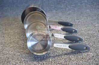 China 57g 80ml que cocina las herramientas alrededor de la cuchara dosificadora de acero inoxidable inferior plana del color natural de la cucharada de leche en polvo proveedor