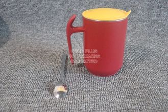 China La taza portátil del termo fijó la taza modificada para requisitos particulares logotipo de encargo de acero inoxidable del té de la taza de café de la pared 304 reutilizables dobles con la cuchara proveedor