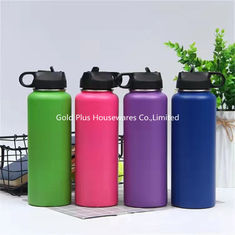 China Deportes directos de la taza del aislamiento del vacío de la botella 304 de la PC 24oz de los fabricantes que beben la botella con la tapa del top del tirón proveedor