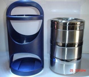 la fiambrera de la capa doble y guarda el portador de la comida y la cacerola calientes de la mano del acero inoxidable proveedor