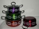 sistema doble caliente del cookware del color 2015 y pot&amp; de acero de los stainles coloridos que cocina el pote proveedor