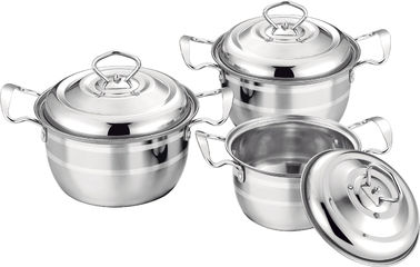 2015 PC determinadas &6 de los productos del cookware caliente del acero inoxidable y 8pcs pote clásico +flower proveedor