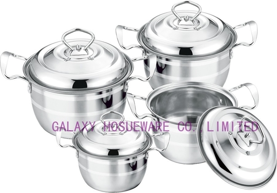 2016 ventas calientes 16/18/20/22 cookware fijaron con el pote de acero &stainless del &non-palillo del pote del color +flower proveedor