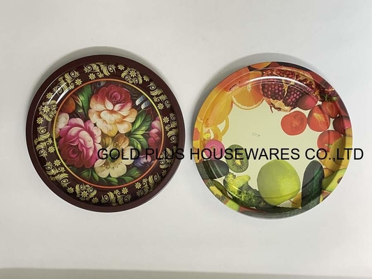 2024 bandeja de color más caliente y bandeja de fruta de acero inoxidable de 45 cm y bandeja de barbacoa, caliente en el mercado de Oriente Medio proveedor