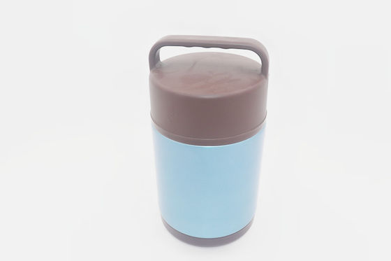 fiambrera de acero inoxidable del calientaplatos de la forma redonda del frasco del envase de la categoría alimenticia 1.8L con la tapa plástica proveedor