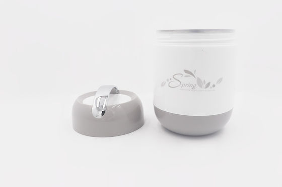 caja doble de la comida del vacío de la tapa de la venta caliente 1L con el tarro aislado de acero inoxidable de la comida de la cuchara proveedor