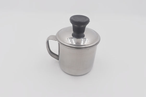 taza de acero inoxidable del vino del cromo de la taza del uso al aire libre del 12cm que acampa con la cubierta proveedor