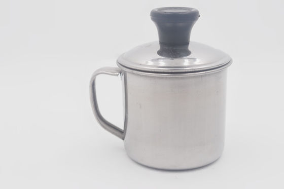 taza de acero inoxidable del vino del cromo de la taza del uso al aire libre del 12cm que acampa con la cubierta proveedor