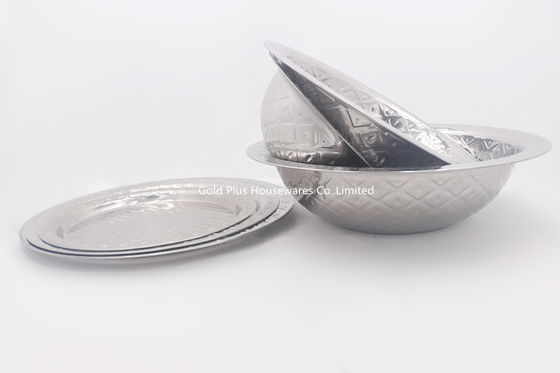 tamaños del lavabo profundo de la sopa del metal del utensilio de la cocina de los 36cm los diversos califican el cuenco de arroz de acero proveedor