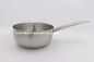 sartén milkpan de acero inoxidable del cazo del artículos de cocina de alta calidad de los 20cm para la cocina proveedor