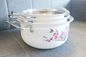 3pcs China hizo la cacerola doble de acero inoxidable de la leche del sistema del cookware del restaurante de la cocina del pote de la sopa de la manija en el color blanco proveedor
