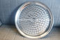bandeja de encargo de acero inoxidable al por mayor de la porción del logotipo de la bandeja de la placa del filete redondo de los accesorios de la cocina del plato del vajilla de los 30cm proveedor