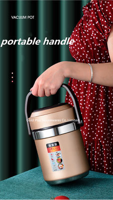 Pote aislado vacío caliente aislado vacío de acero inoxidable libre de la pared del doble de la venta 2000ML del envase de comida de BPA proveedor