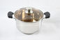 los 20cm, los 22cm, Cookware de los 24cm que cocina el pote para el pote de acero inoxidable de la sopa del precio competitivo del proyecto de la promoción con la manija doble proveedor