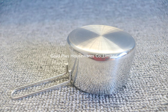 La cuchara de acero inoxidable resistente de los artilugios de la categoría alimenticia que cuece con los apretones lineares duplica el sistema polaco de las cucharas dosificadoras y de las tazas proveedor