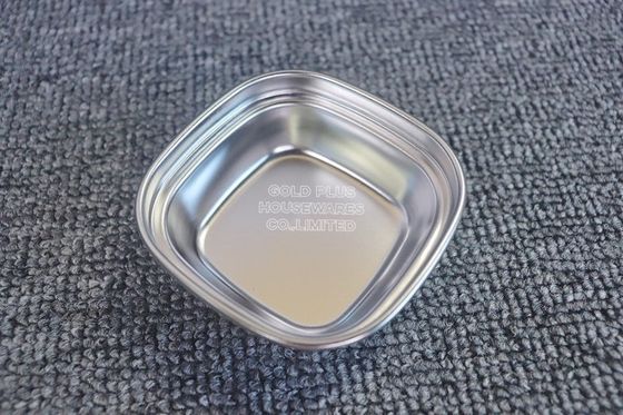 Mancha rectangular de la fábrica china que sumerge platos de porción de los restaurantes de las placas 3 platos divididos compartimiento de la salsa proveedor